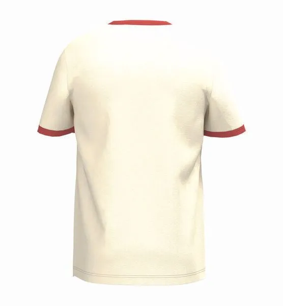 Greenspired Greenspired Herren Ringer T-Shirt aus Bio-Baumwolle 180 g/m² S - XXL 180g/m², Elfenbein-paprika, – Produktbild 1 von 2