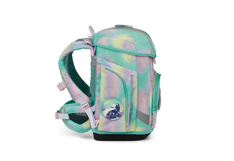 Ergobag Ergobag Schulranzen Schulranzen-Set CUBO LIGHT ZauBärwelt 5-teilig, 25/26 (5-teilig), Superleicht, Hugging-Rückensystem, für kleine/schmale Kinder, Blau, – Produktbild 4 von 4