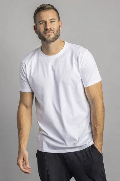 DIRTS dirts Premium Blank T-Shirt SLIM, White, – Produktbild 4 von 4