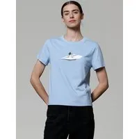 watapparel watapparel T-Shirt Frauen Fly me to the moon, Blue soul, – Produktbild 1 von 1