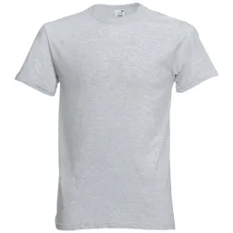 Fruit Of The Loom Fruit of the Loom Cotton Classics-16.1082 T-Shirt Gr. L heather grey – Produktbild 1 von 1