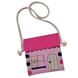 Frida Frida Kindertasche Haus rosa Wollfilz – Produktbild 1 von 1