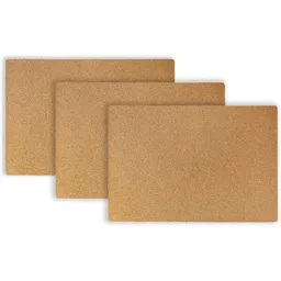 Kork-Deko Kork-Deko 3er-Pack Kork Schreibtischunterlage - Büro, Homeoffice & Kinderzimmer – Produktbild 1 von 1