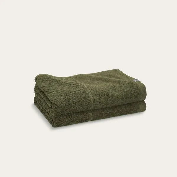 KUSHEL KUSHEL The Hand Towel DUO, Moss green grün, – Produktbild 1 von 2