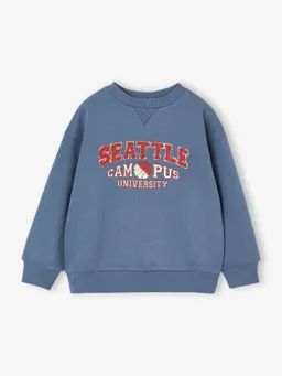 Vertbaudet Sweatshirt mit Bouclé-Print Jungen – Produktbild 1 von 1