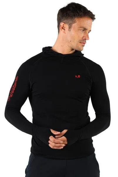 Woolona Woolona Funktionsoberteil - PAKKE - Slim Fit, Schwarz, – Produktbild 3 von 4