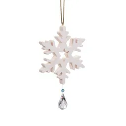 ReineNatur ReineNatur Weihnachtsbaum - Anhänger – Schneeflocke – Ahorn - Kristall – Produktbild 1 von 1