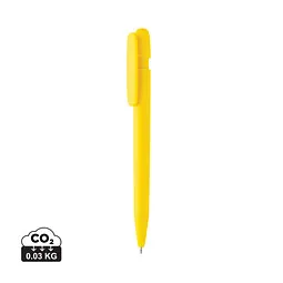 XD Collection Devin Solid Stift aus GRS zertifiziertem rABS, gelb, Gelb, – Produktbild 1 von 1