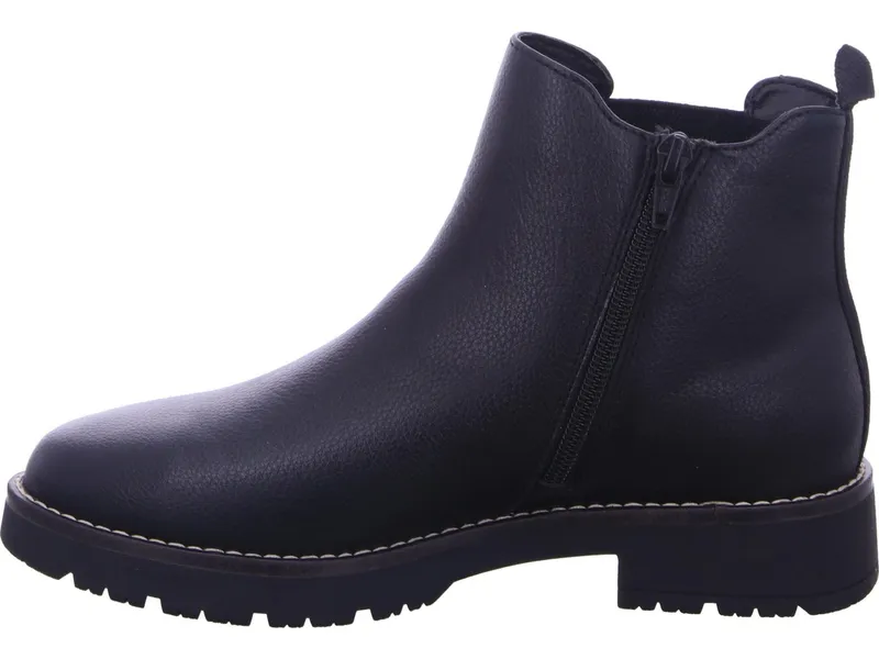 Jana Jana Chelseaboots 100% vegan, Schwarz, – Produktbild 3 von 8
