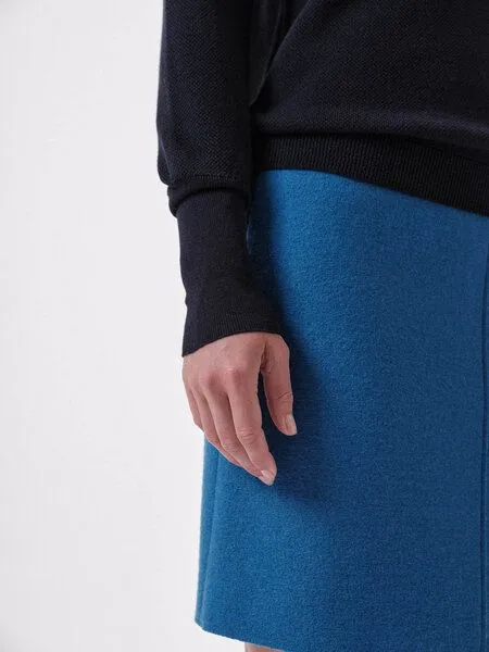 LANIUS LANIUS Rollkragenpullover aus Bio-Baumwolle, Atlantic, – Produktbild 4 von 4