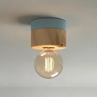 ALMUT von Wildheim ALMUT von Wildheim Deckenlampe Zirbenholz angesagte Pastelltöne Zirbenlampe handgemacht, Pastellblau, – Produktbild 1 von 1