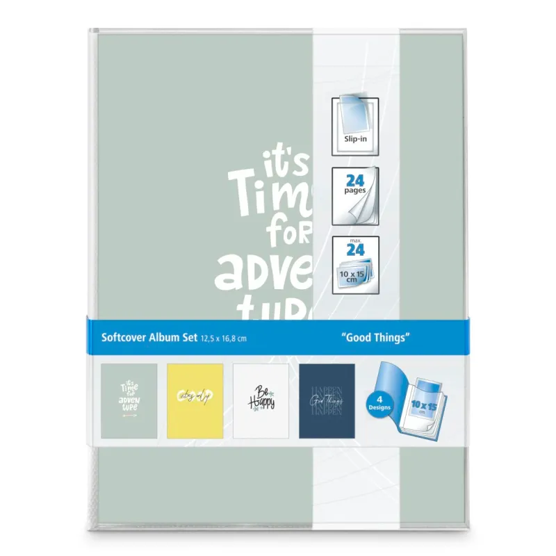Hama Hama Softcover-Album-Set "Good Things" für 4 x 24 Fotos im Format 10 x15 cm – Produktbild 2 von 4