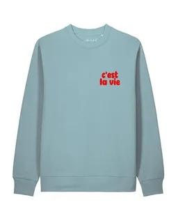 watapparel watapparel Sweatshirt Unisex cest la vie – Produktbild 1 von 1