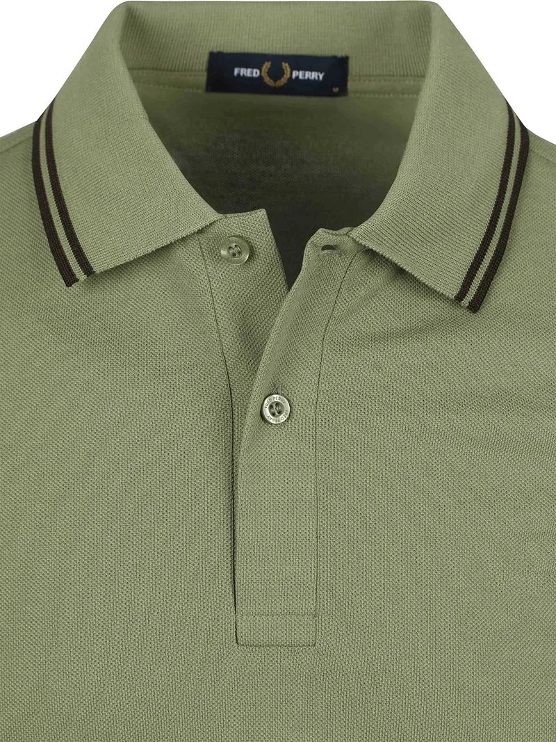 Fred Perry Fred Perry Polo M3600 Grün Y64 - Größe S, Grün, – Produktbild 3 von 4