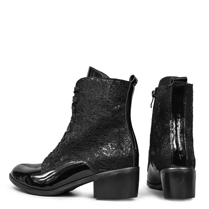 Altercore Altercore Damen vegan Stiefel Zelda, Schwarz, – Produktbild 2 von 2