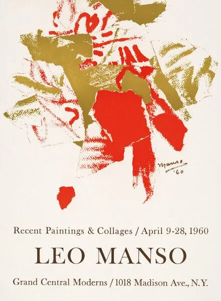 Photocircle Photocircle Poster / Leinwandbild - Leo Manso Ausstellungsposter von 1960 – Produktbild 2 von 4
