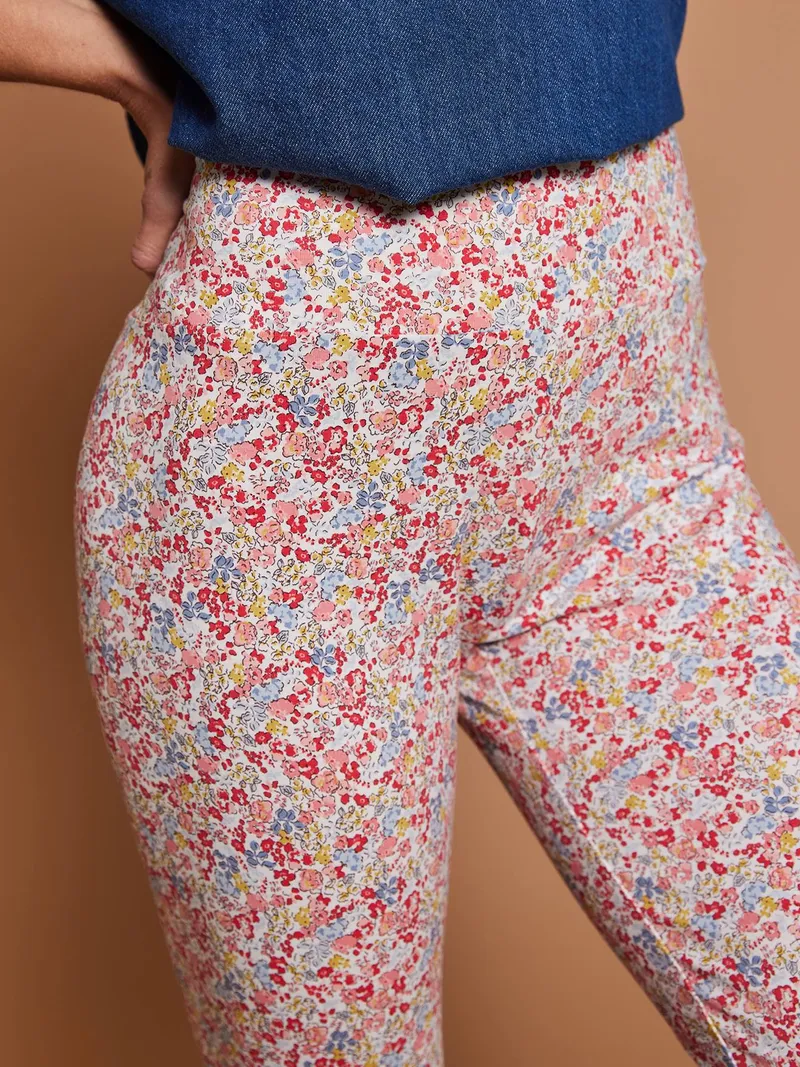 Envie De Fraise Damen Leggings Mama-Tochter-Capsule BLUMIG ENVIE DE FRAISE, Mehrfarbig, – Produktbild 1 von 4