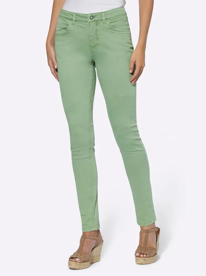 heine Skinny Jeans, Eucalyptus, – Produktbild 1 von 3