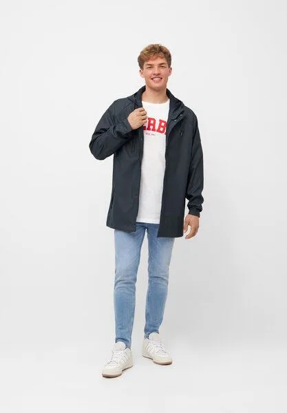 derbe derbe Regenjacke „Passbyplain“, Navy, – Produktbild 3 von 4