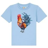 watabout kids watabout.kids T-Shirt Kinder Grimmiger Gockel, Blue soul, – Produktbild 1 von 1