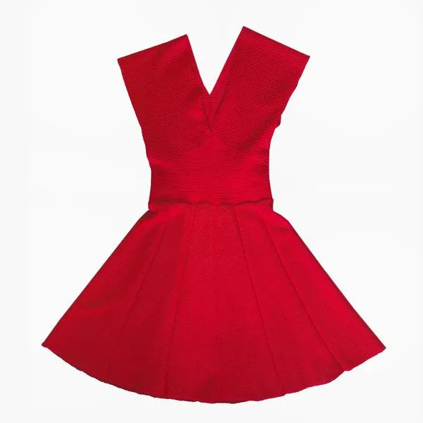 vincente vincente Strickkleid, Rot, – Produktbild 1 von 4