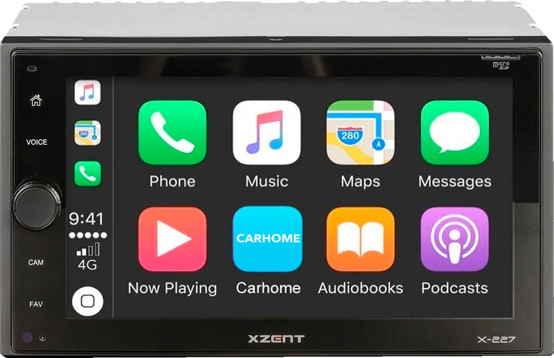 Xzent Xzent X-227 DAB+ Infotainmentsystem inkl. Apple CarPlay – Produktbild 2 von 2
