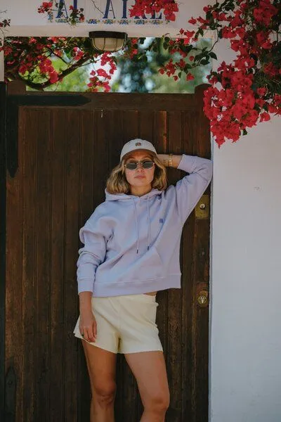 Trendsplant Trendsplant Women's Organic Essential Oversized Hoodie Lavender, Lila, – Produktbild 1 von 4
