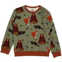 Walkiddy Kinder Sweatshirt Bio-Baumwolle Autumland-Print, kuschelig weich, GOTS-zertifiziert, ideal für kühlere Tage, hautfreundlich und langlebig im Alltag von Walkiddy – Produktbild 1 von 1