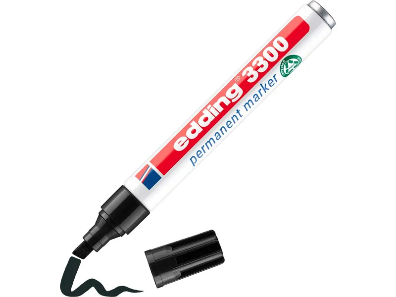 Edding Edding Permanentmarker "3300" schwarz – Produktbild 2 von 4