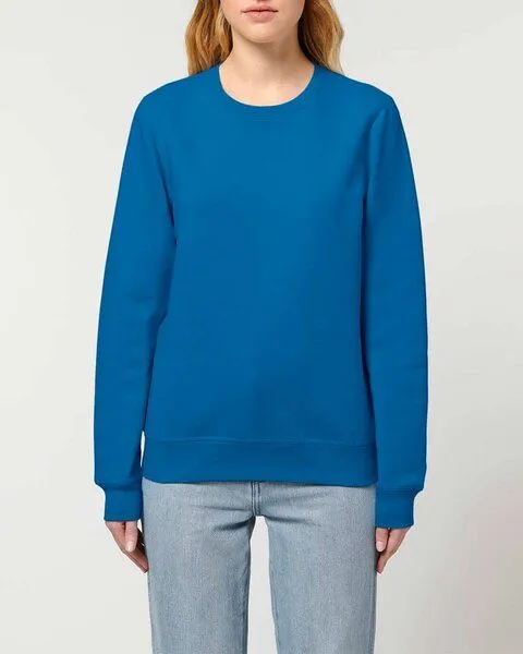 YTWOO YTWOO Unisex Sweatshirt | fairtrade & ökologisch, Blau (royal), – Produktbild 2 von 4