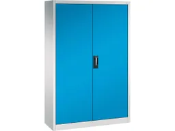 C+P C+P Büroschrank Acurado, H1950xB1200xT400mm, Lichtgrau/Lichtblau – Produktbild 1 von 1