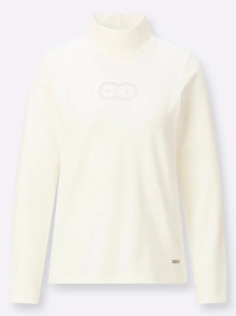 Witt Rollkragenshirt ecru, Ecru, – Produktbild 2 von 2