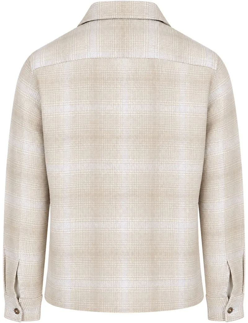 Marc O'Polo Marc O'Polo Overshirt Woven Mittelbeige - Größe M, Beige, – Produktbild 3 von 3