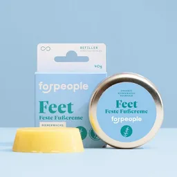 forpeople forpeople 2er Vorteils-Set | Feste Fußcreme | Zehenschmaus | Naturkosmetik | Bio | Regional – Produktbild 1 von 1