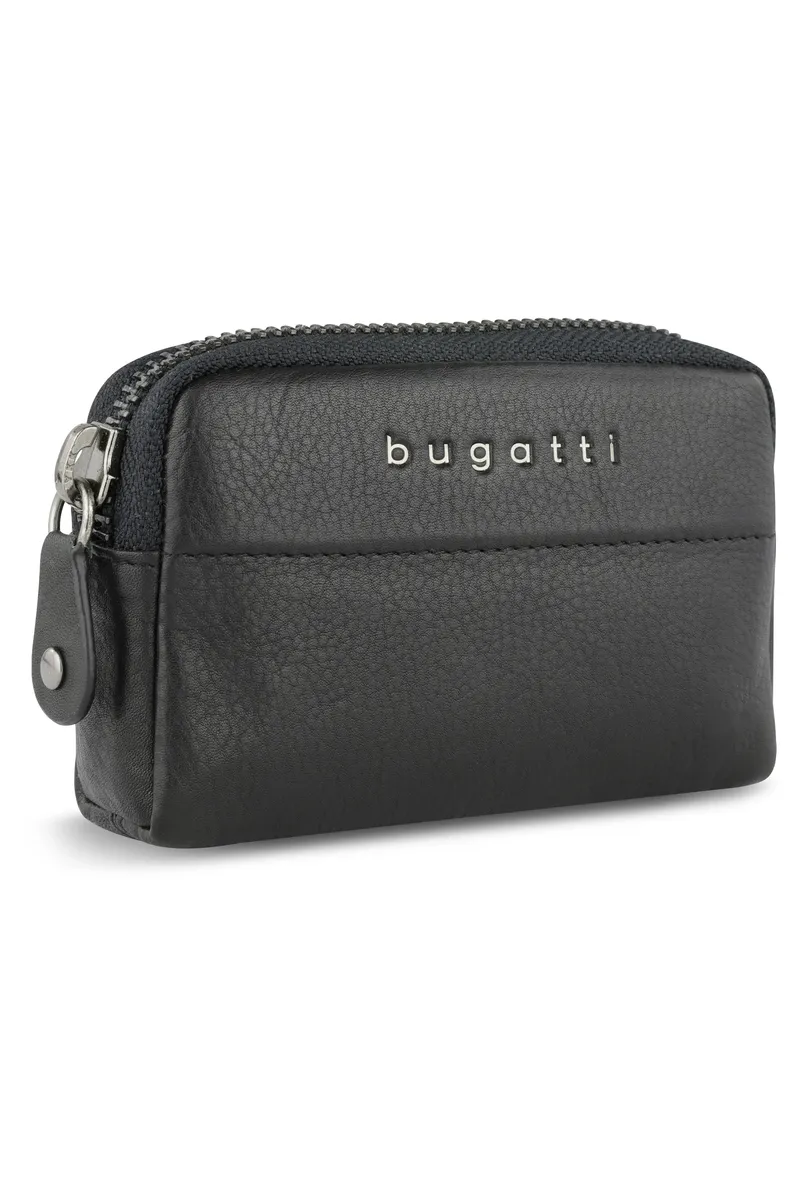 Bugatti Schlüsseletui mit RFID-Schutz in schwarz, Schwarz, – Produktbild 1 von 1