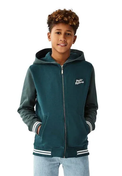 Band of Rascals Band of Rascals Signature Zip Hooded, Racing-green, – Produktbild 1 von 4