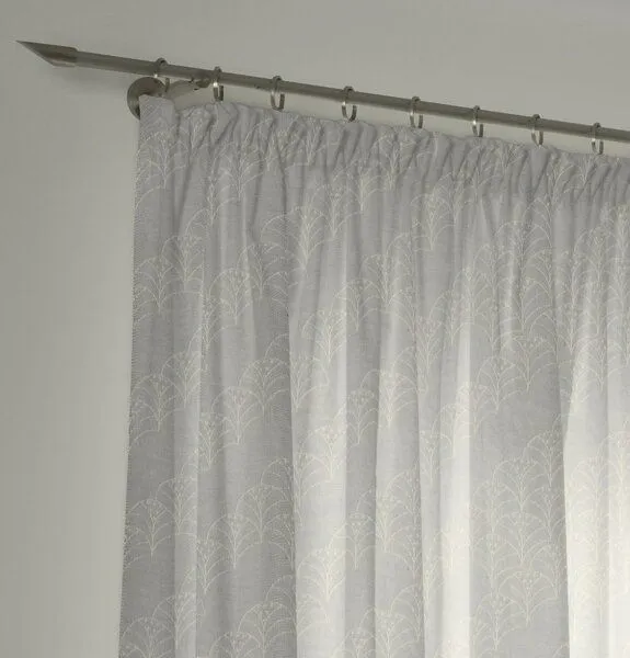 Nature by Adam Nature by Adam Vorhang aus 100% Bio-Baumwolle - Made in Germany - Argentinian Criolla light, Hellgrau, – Produktbild 6 von 7