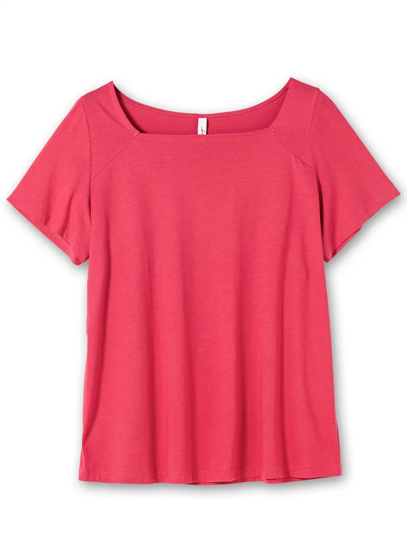 sheego T-Shirt magenta, Magenta, – Produktbild 1 von 2
