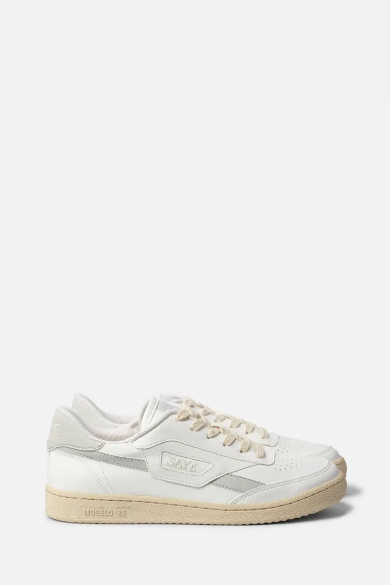 SAYE SAYE Herren vegan Sneaker Modelo '89, Hellgrau, – Produktbild 2 von 2