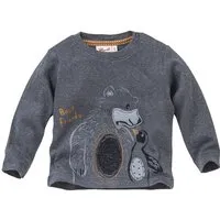 People Wear Organic People Wear Organic Langarmshirt, blau, "Bär", Bio-Baumwolle, Blue, – Produktbild 1 von 1