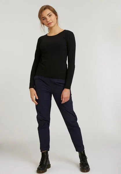 THOKKTHOKK ThokkThokk Damen Longsleeve Bio Fair, Black (schwarz), – Produktbild 4 von 5