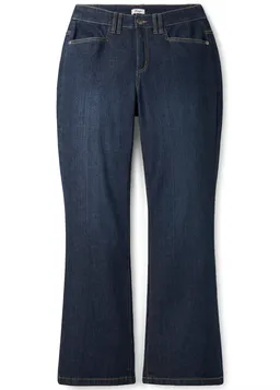 sheego Bootcut-Jeans dark blue denim – Produktbild 1 von 1