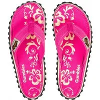 Gumbies GUMBIES Kids - Nachhaltige Zehentrenner für Jungen und Mädchen, Pink hibiscus (pink), – Produktbild 1 von 1