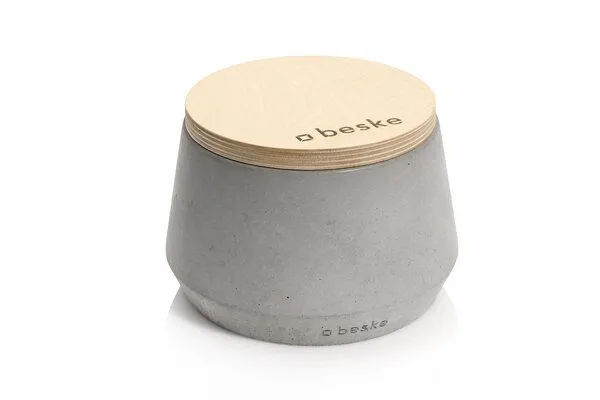 beske Betonfeuer® Beske-Manufaktur 'Steller Ø14cm' Dauerdocht Recycling – Produktbild 3 von 4