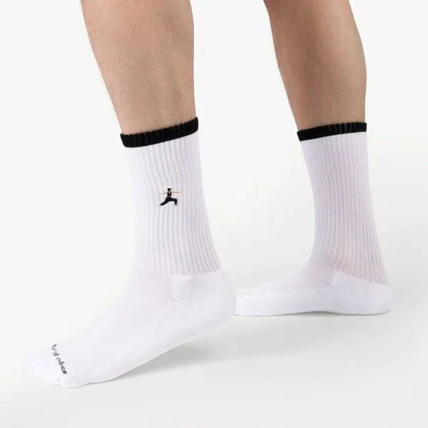 Natural Vibes Natural Vibes Warrior Yoga Socken | Bio GOTS | Tennissocken | Herren Damen Socken | Unisex – Produktbild 3 von 5