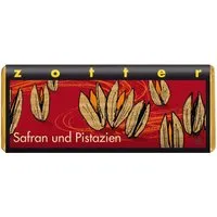 Zotter Zotter Bio-Vollmilch-Schokolade 'Safran und Pistazien' 70 g – Produktbild 1 von 1