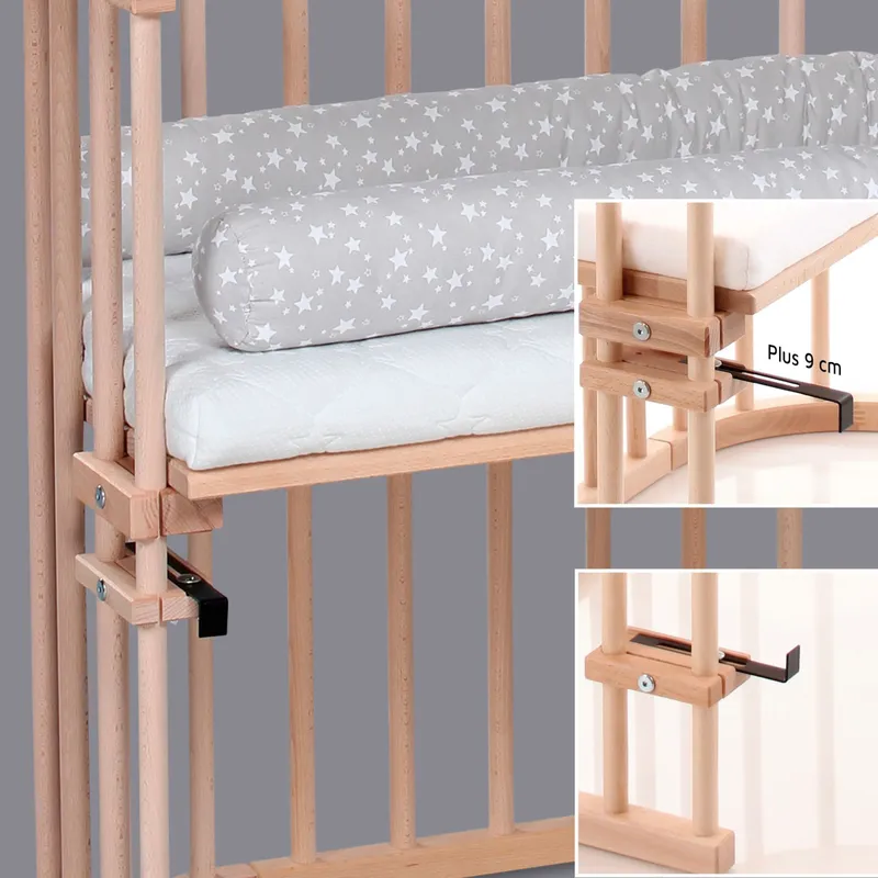 Babybay Babybay Original, Buche massiv, unbehandelt Liegefläche 81 x 43 cm – Produktbild 4 von 5