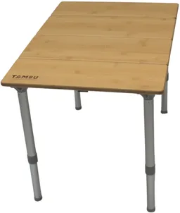Tambu Tambu Tebo Campingtisch höhenverstellbar aus recyceltem Polyester 60 x 40 cm – Produktbild 1 von 1
