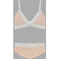 Frija Omina Frija Omina Set: Bio BH + Hipster Spitze hell, Nude, – Produktbild 2 von 4