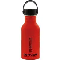 BOTTLOOP Trinkflasche mit Sportkappe inkl. 1-farbigem Druck, 0,6 l – Produktbild 1 von 1